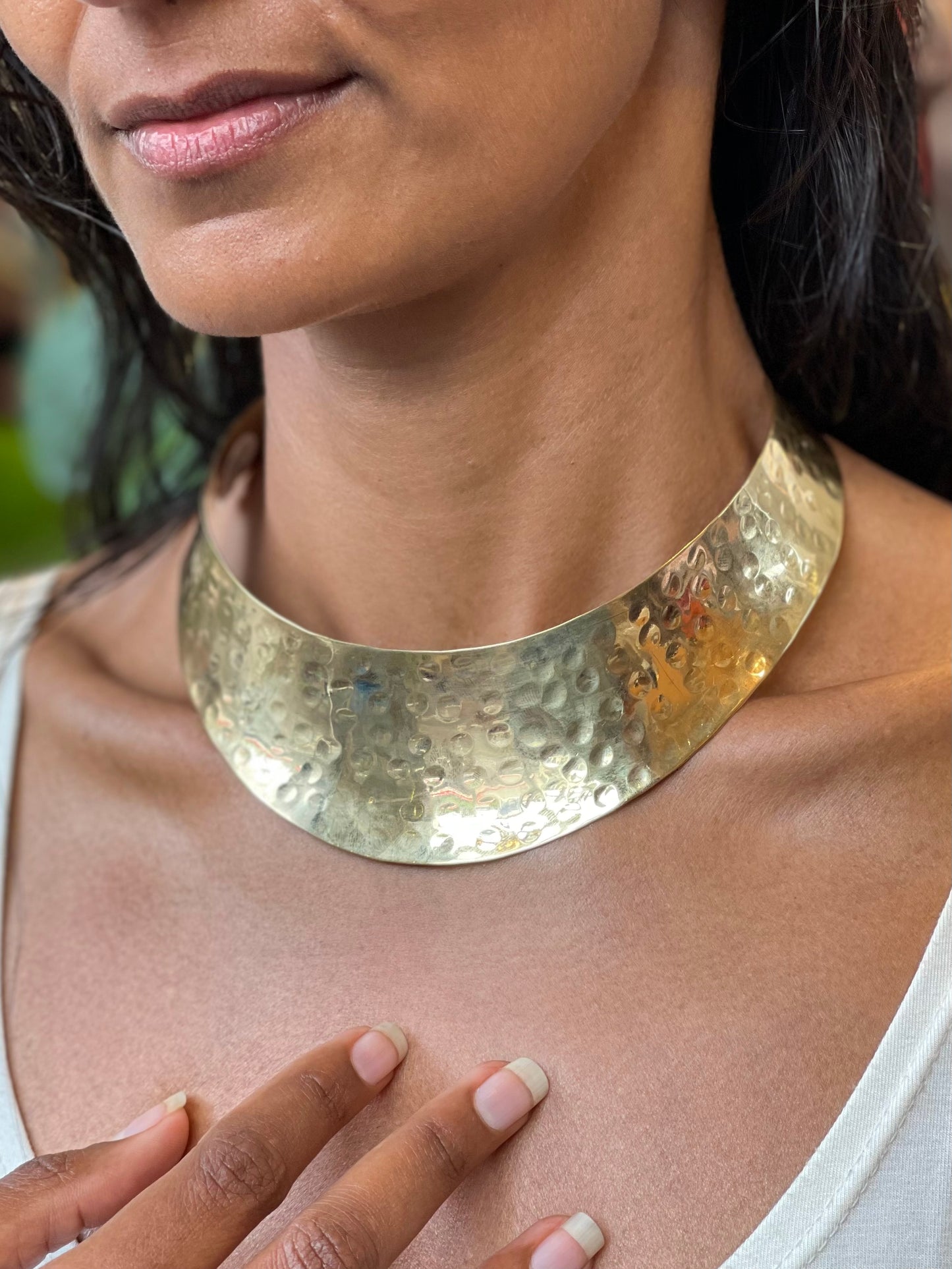 Empress Brass Choker