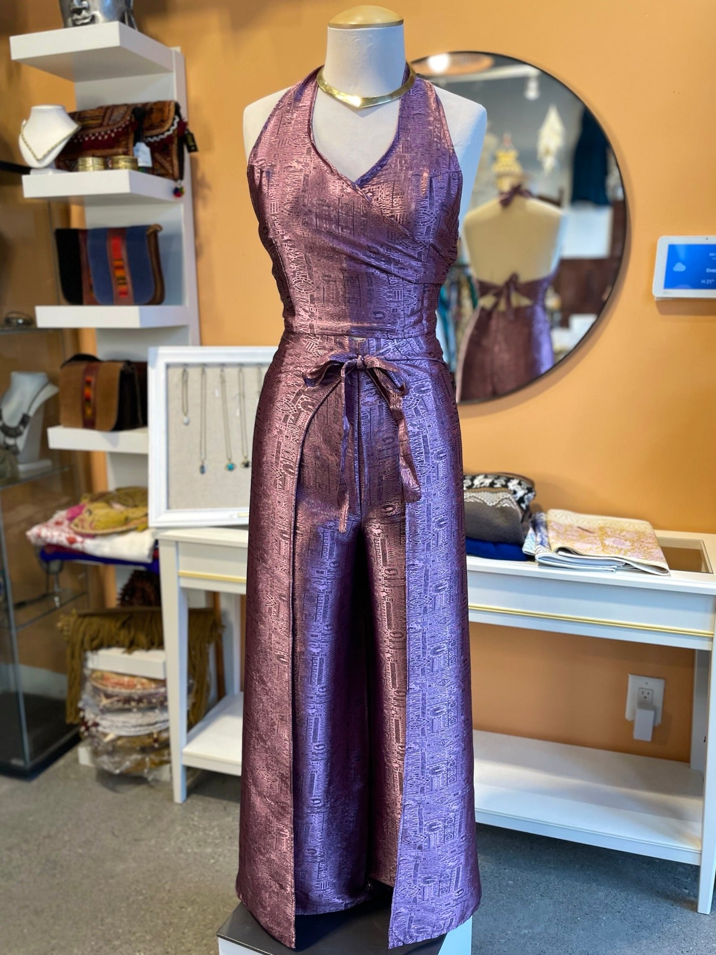 Mauve Thai Silk Set