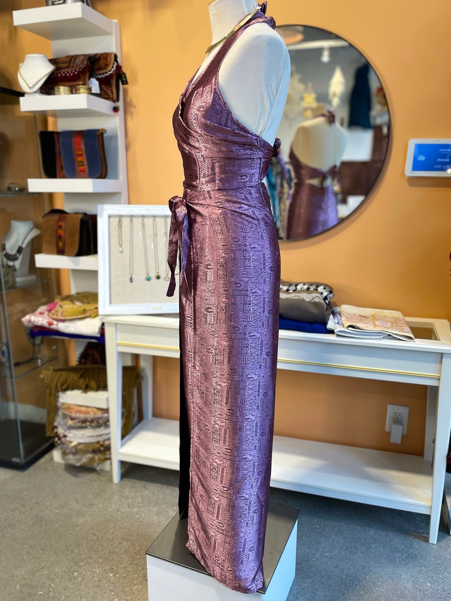 Mauve Thai Silk Set