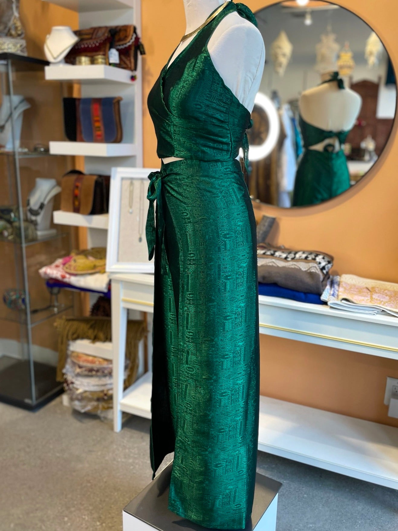 Green Thai Silk Set