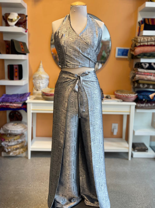 Silver Thai Silk Set