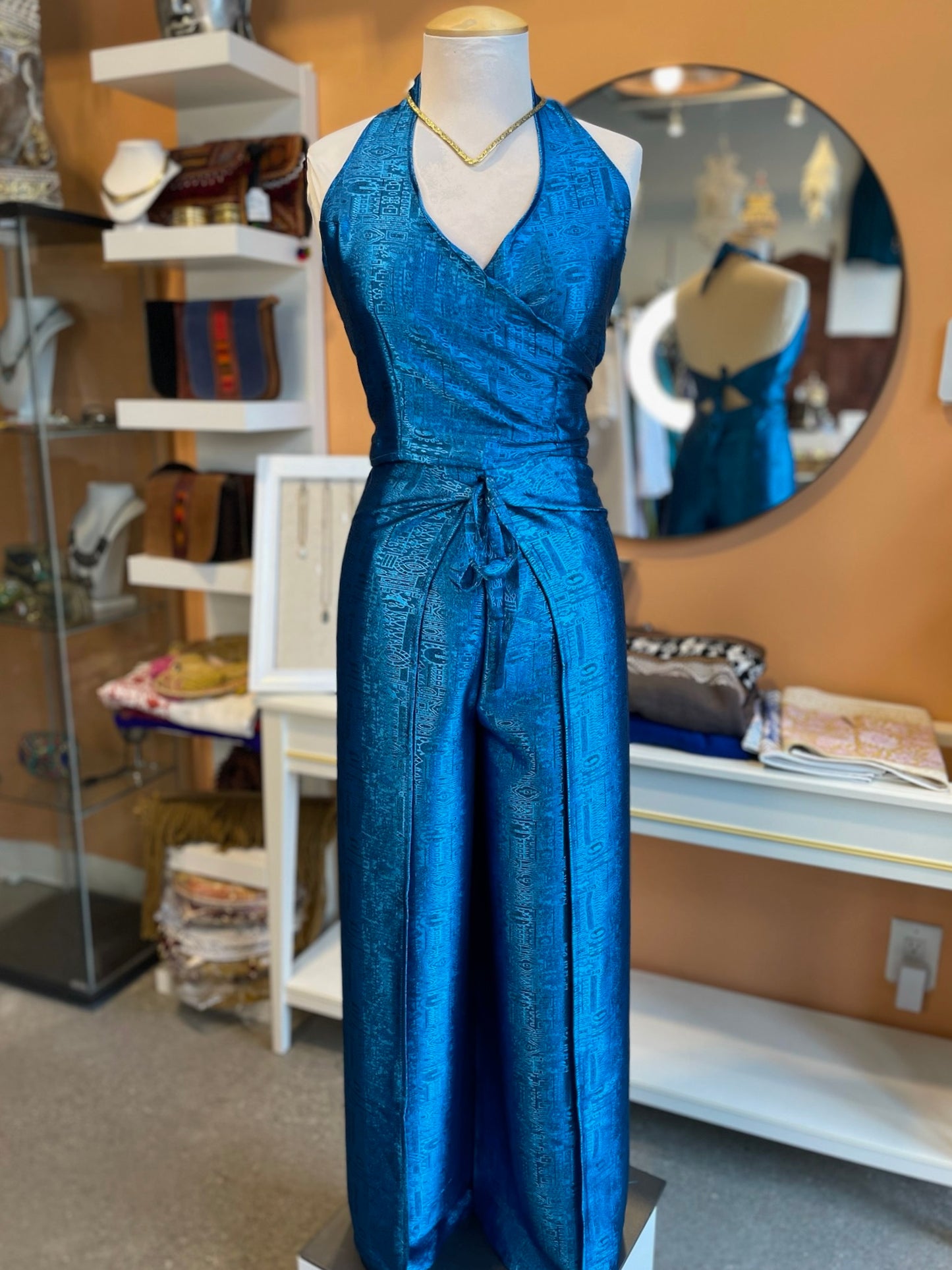 Royal Blue Thai Silk Set