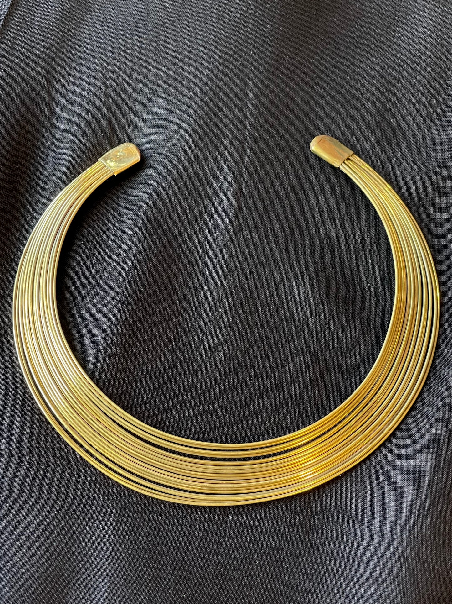 Roped Brass Choker