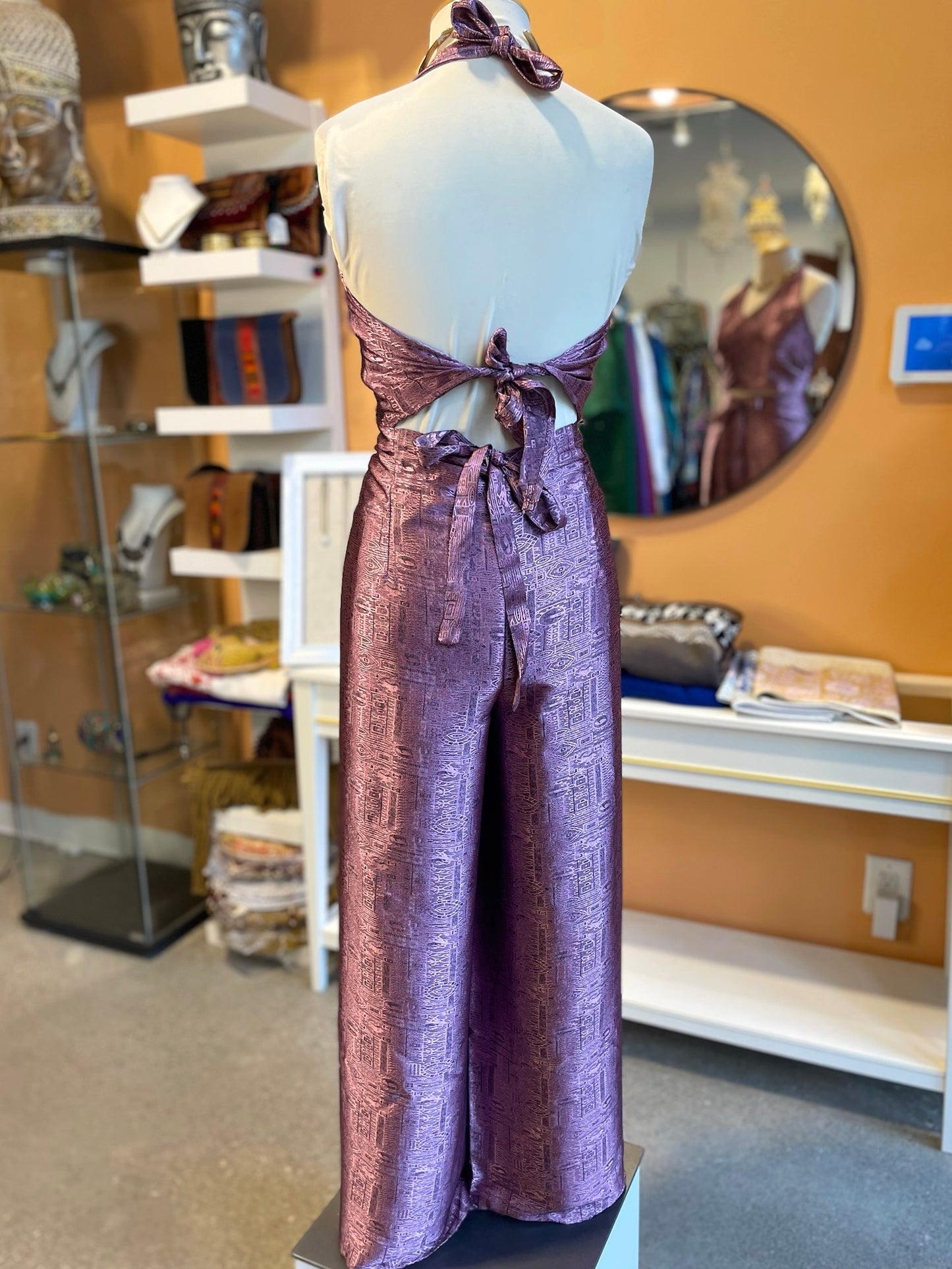 Mauve Thai Silk Set