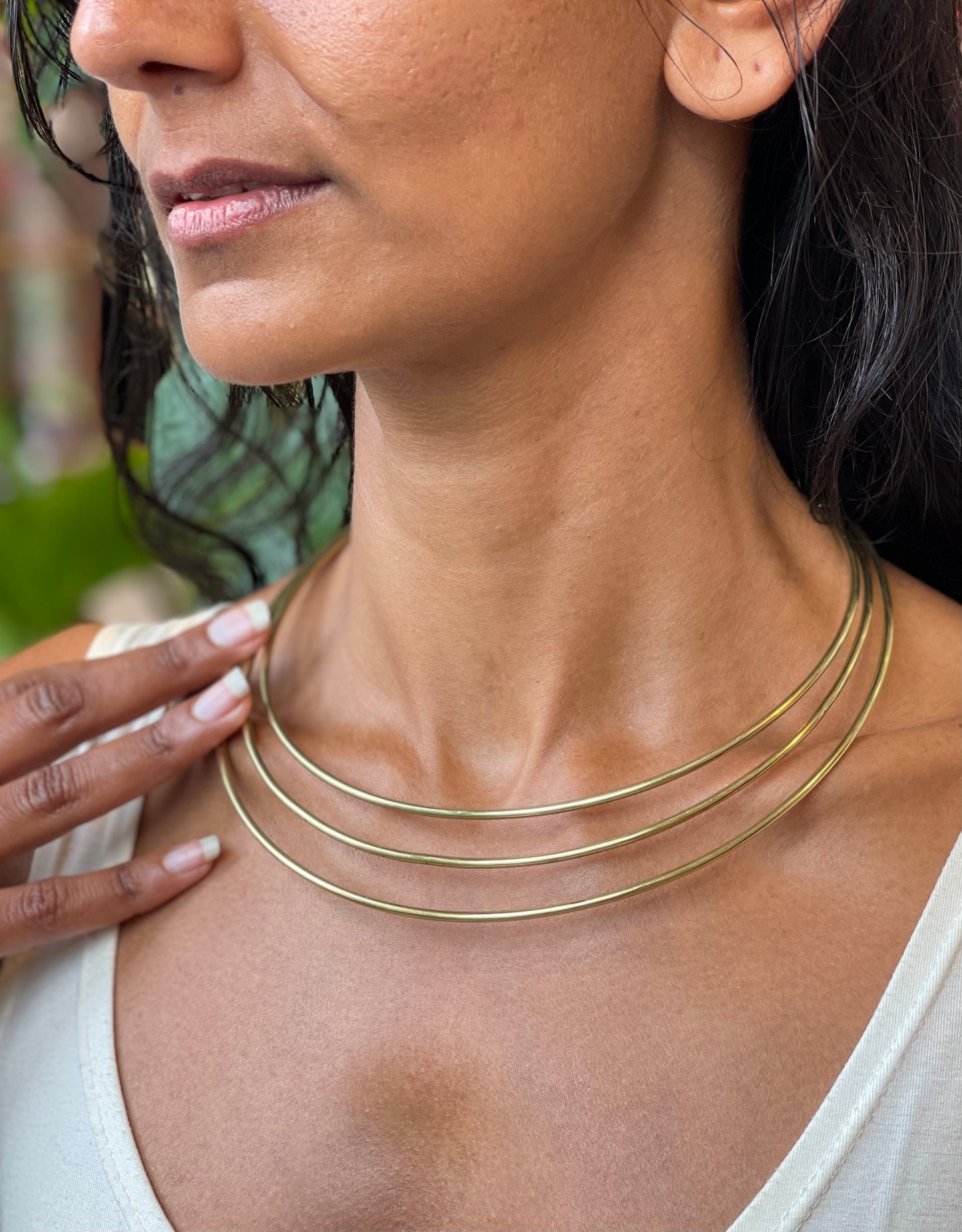 Three Layer Brass Choker