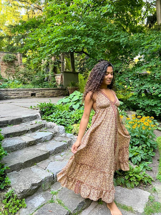 Dalaja Silk Maxi Dress