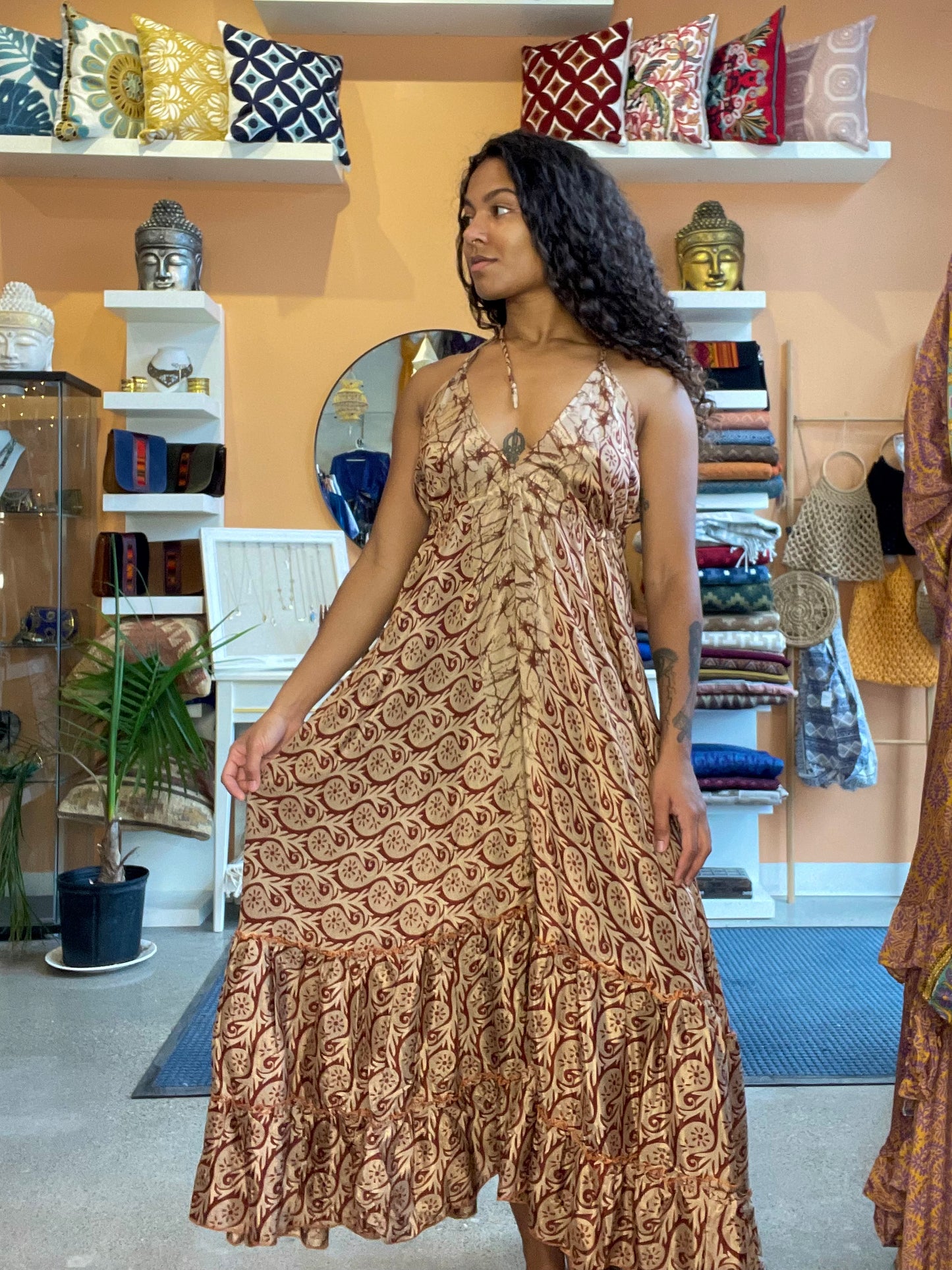 Bhavani Halter Maxi Dress