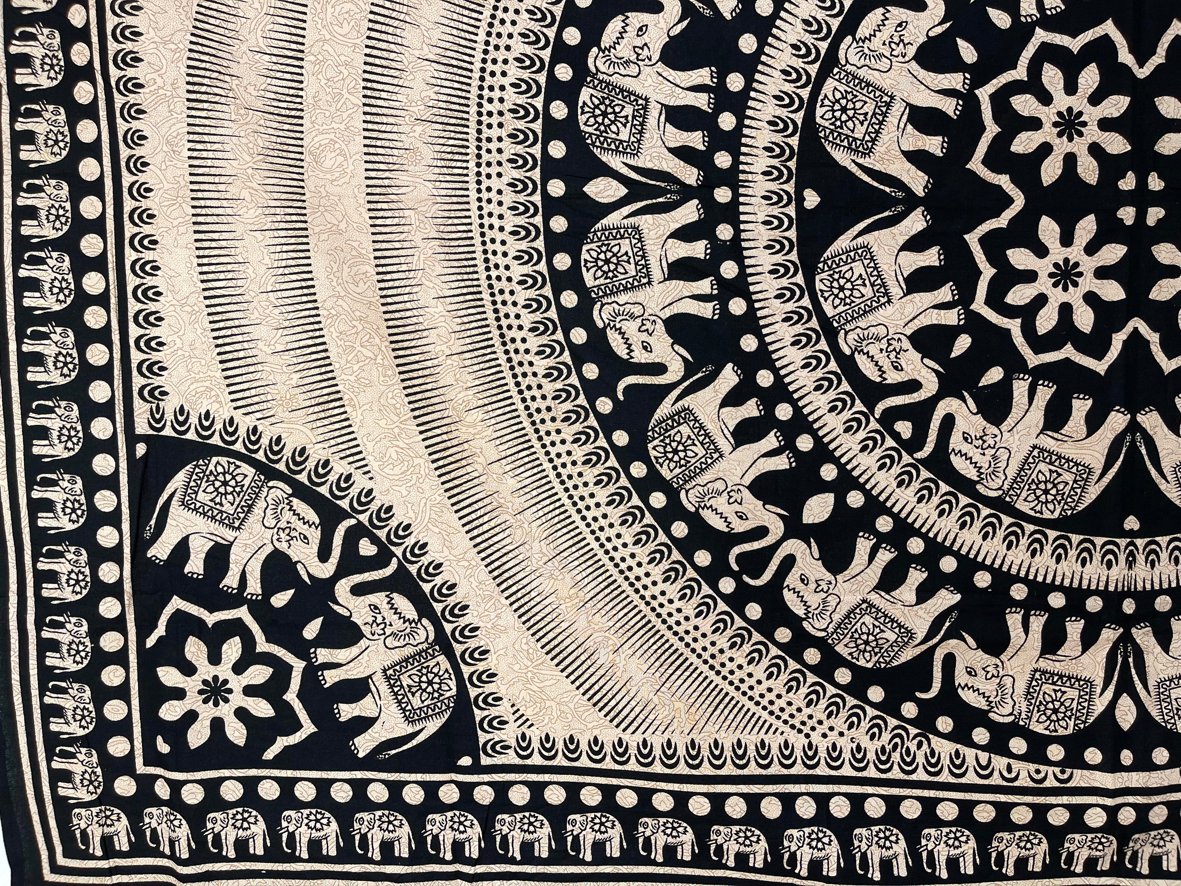 Mandala elephant tapestry sale