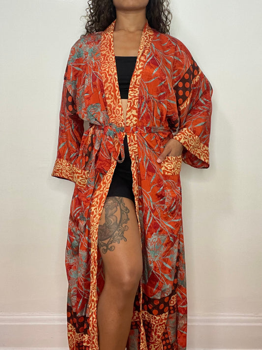 Kahani Silk Robe
