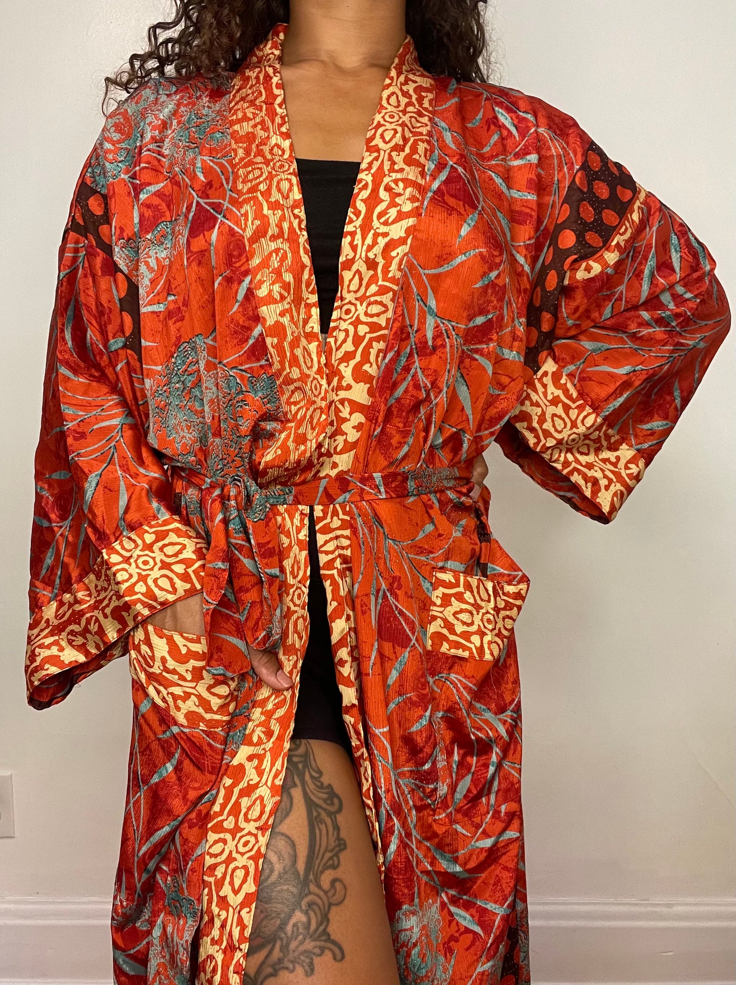 Kahani Silk Robe