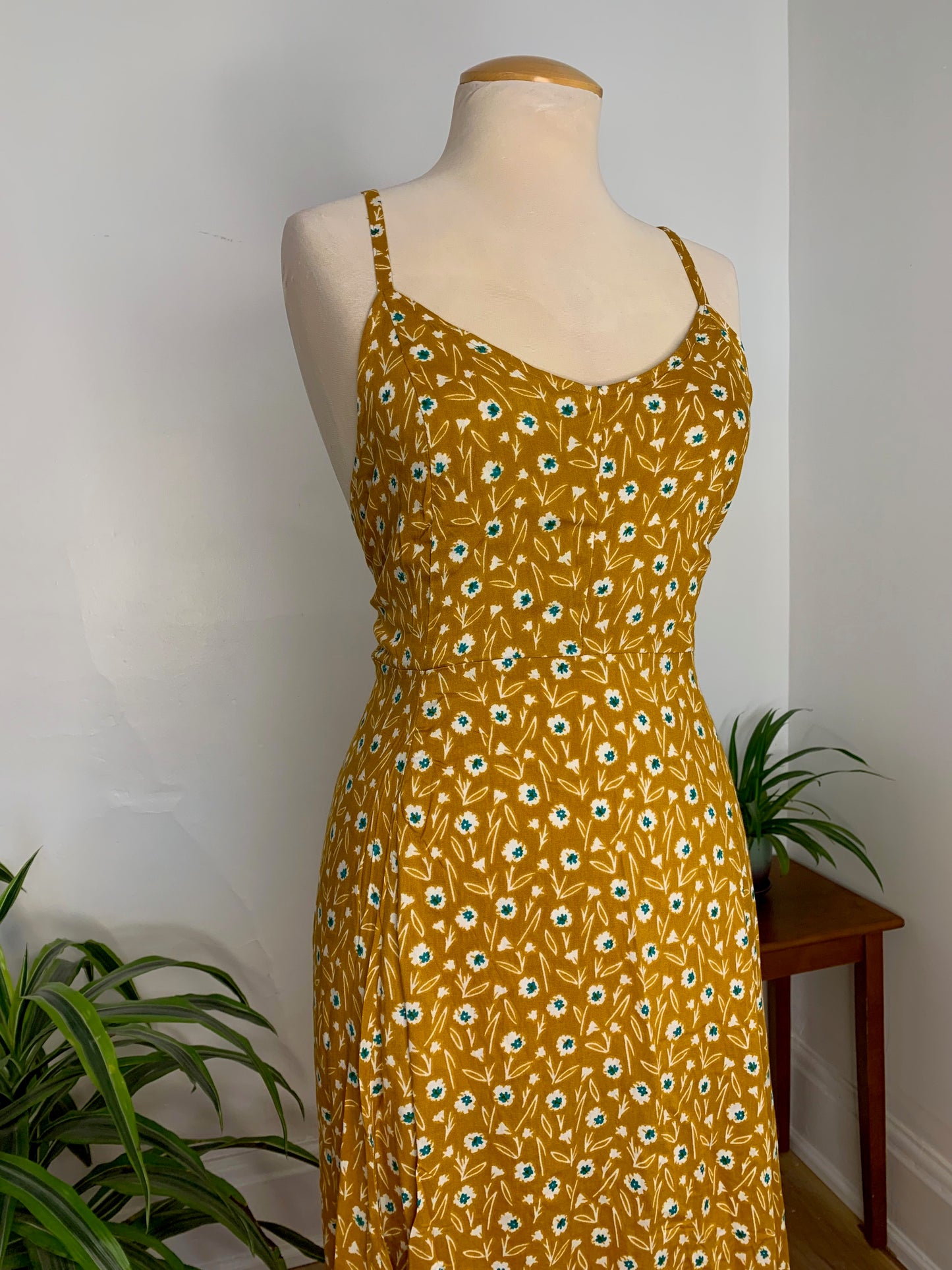 Yellow Anaya Floral Maxi Dress