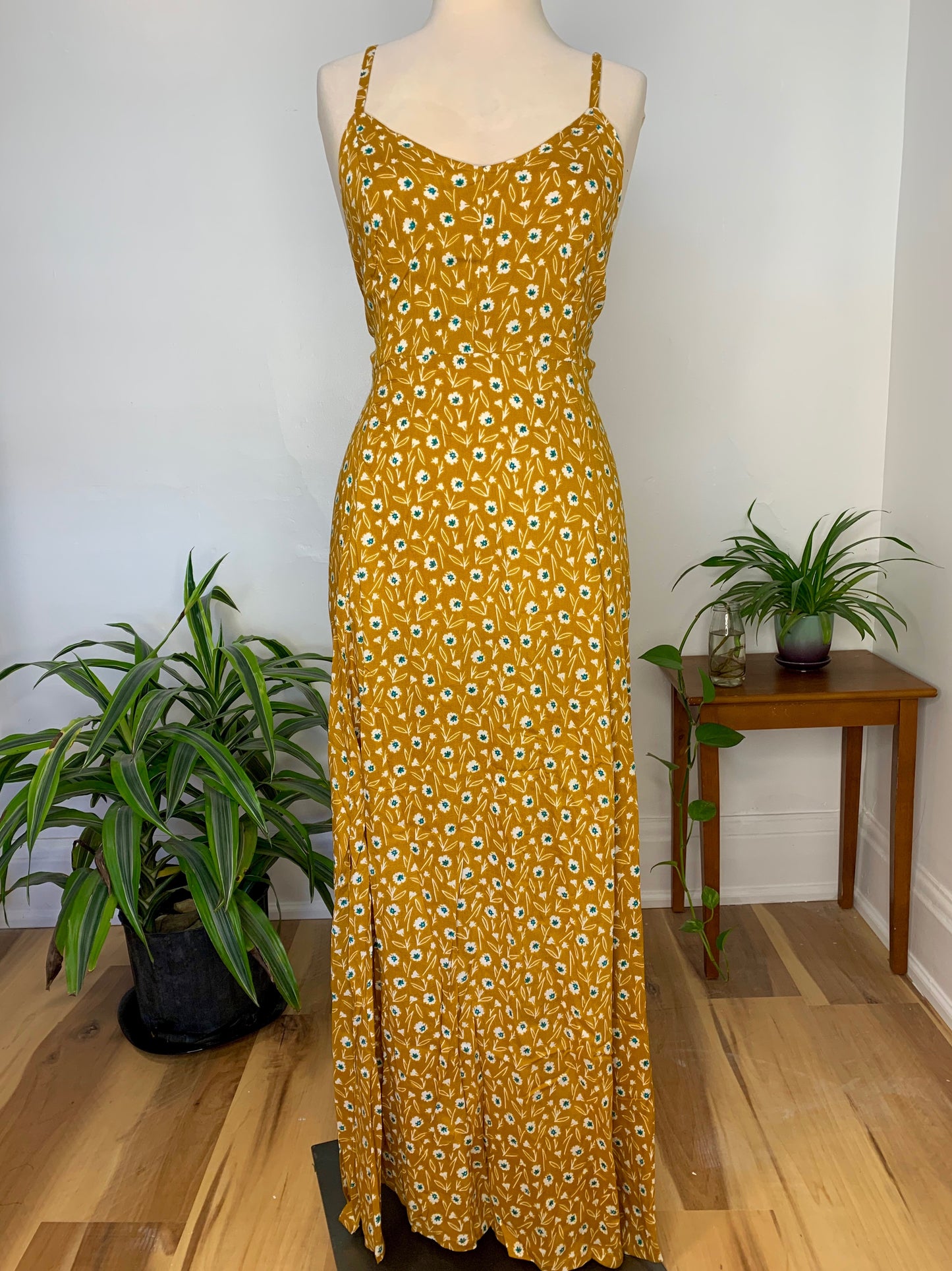 Yellow Anaya Floral Maxi Dress