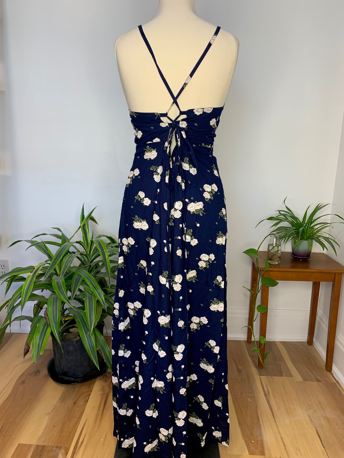 Blue Anaya Floral Maxi Dress