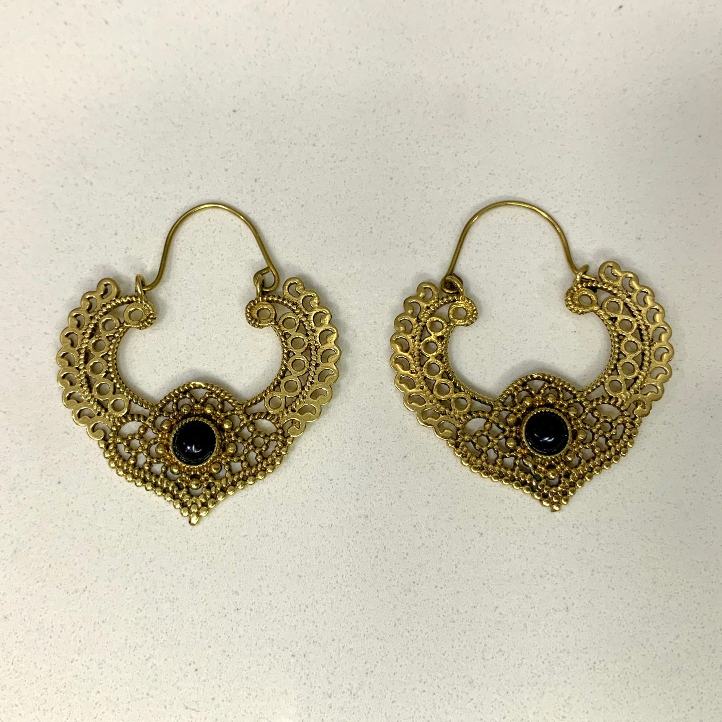 Zuri Brass Earrings