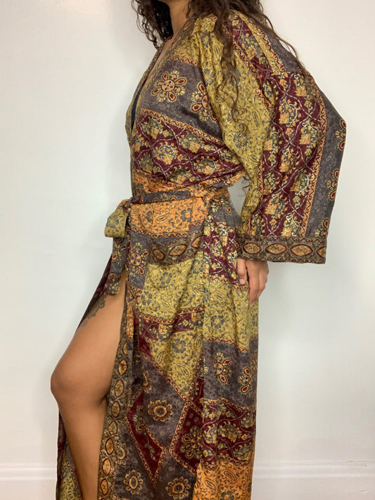 Zoya Silk Maxi Robe