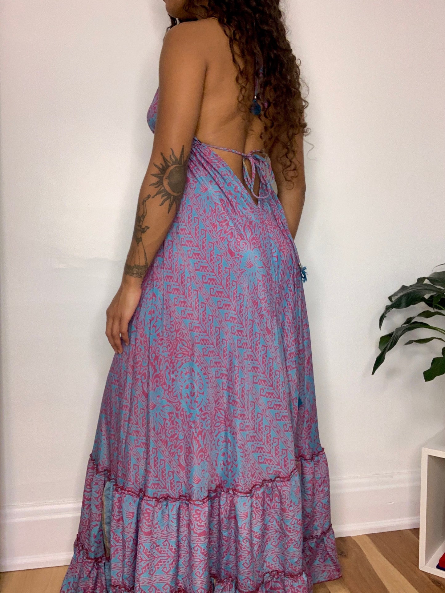 Priya Silk Maxi Dress