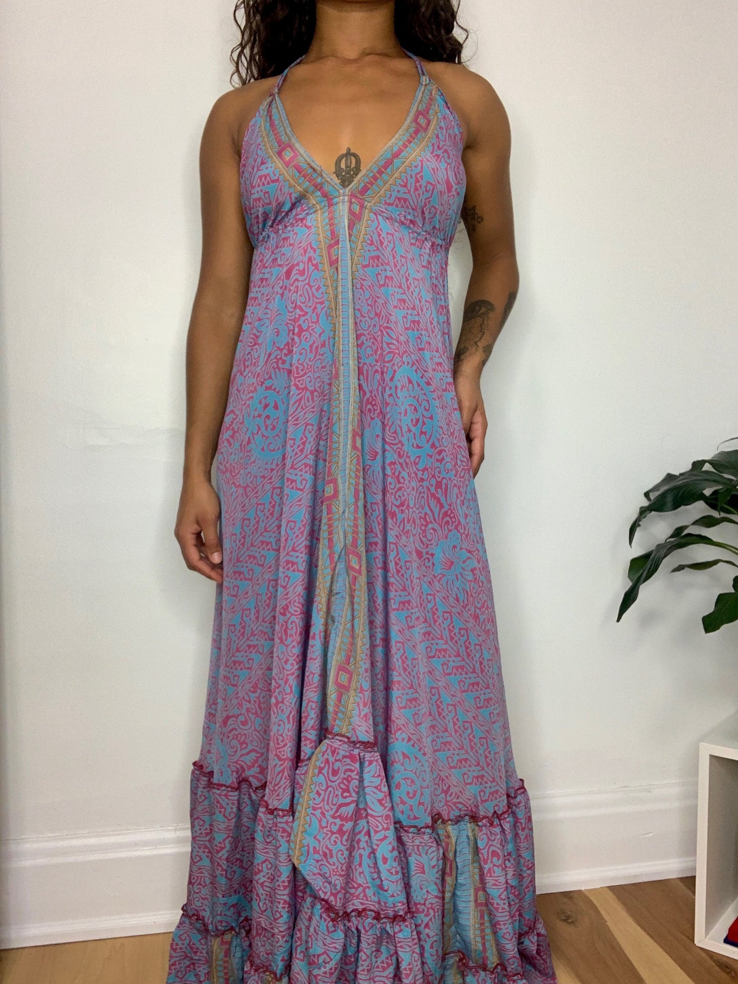 Priya Silk Maxi Dress