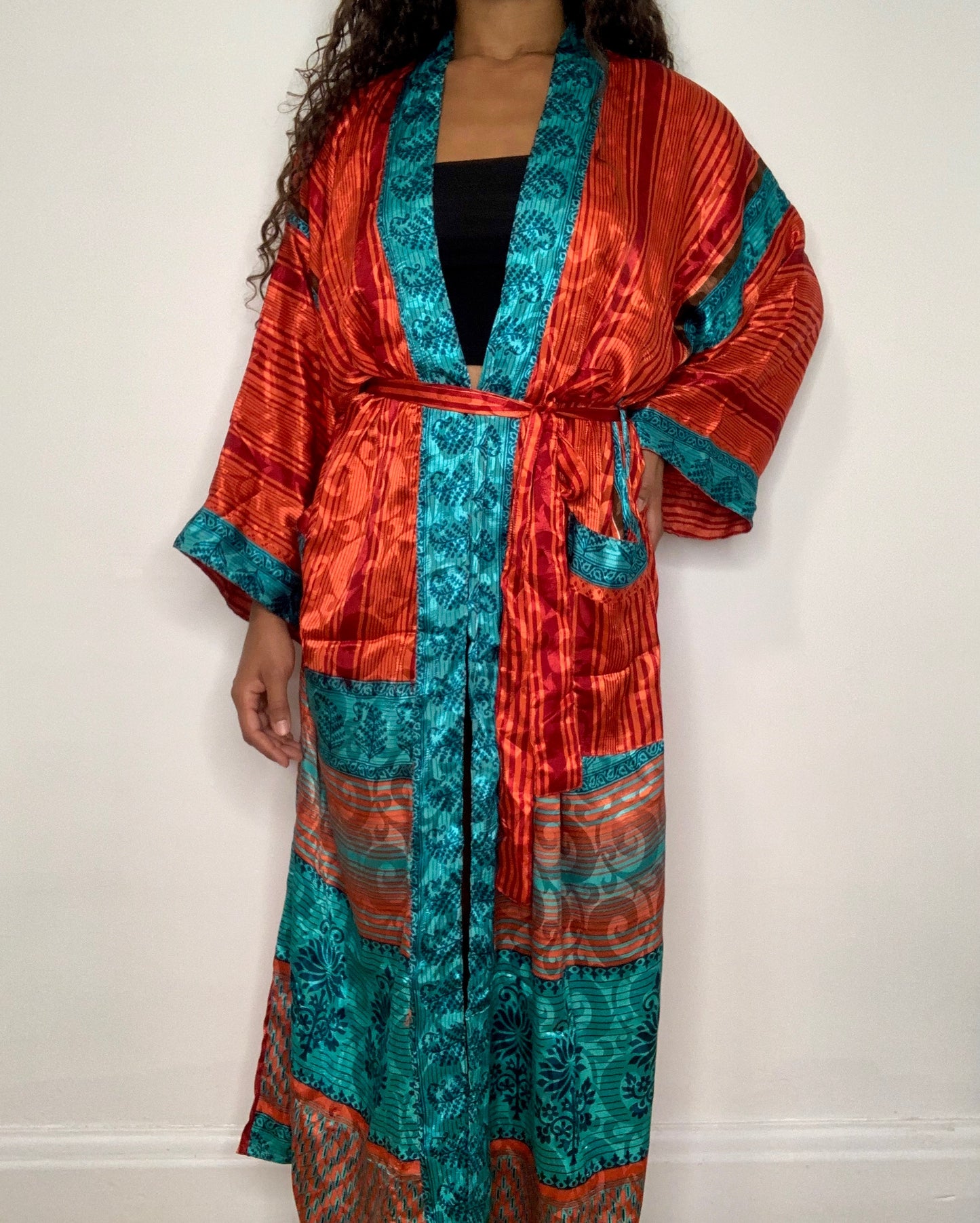 Zivah Silk Maxi Robe
