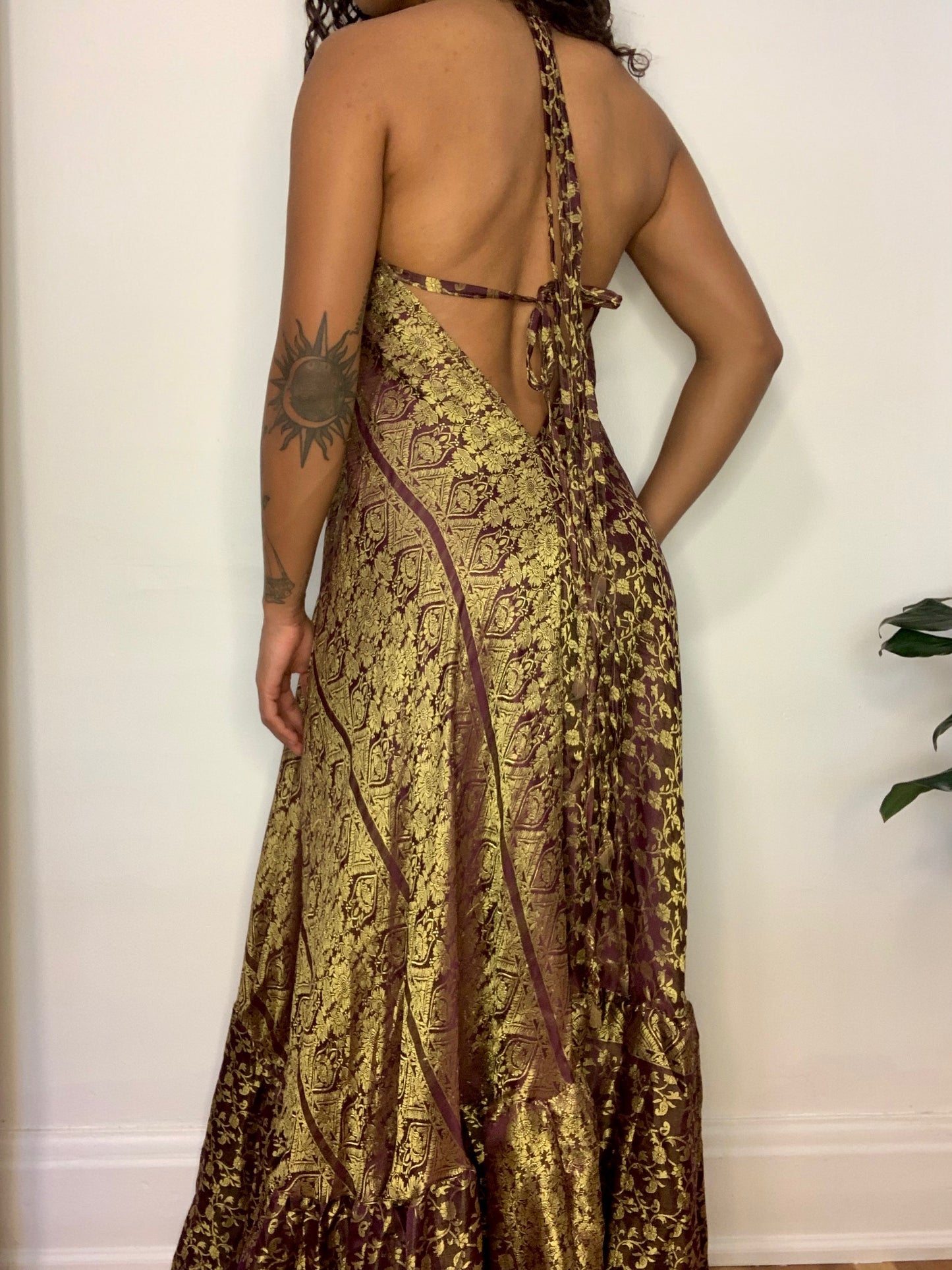 Plum Tanvi Silk Maxi Dress