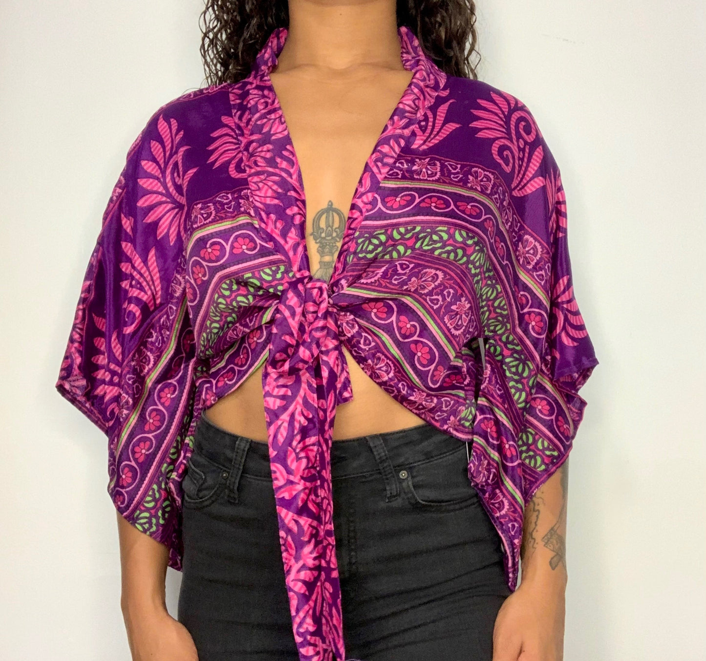 Magenta Trisha Kimono Top