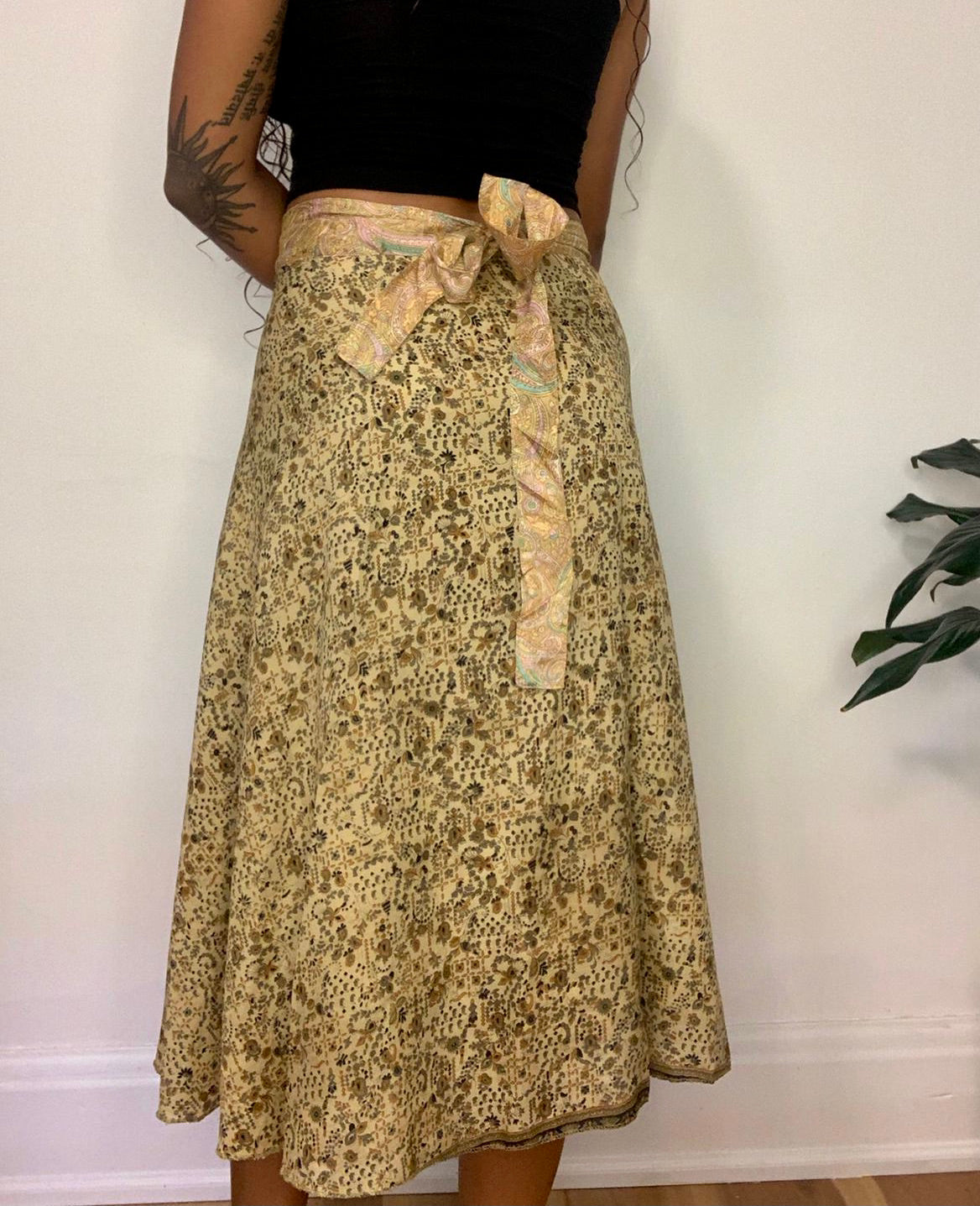 Aja Reversible Wrap Skirt