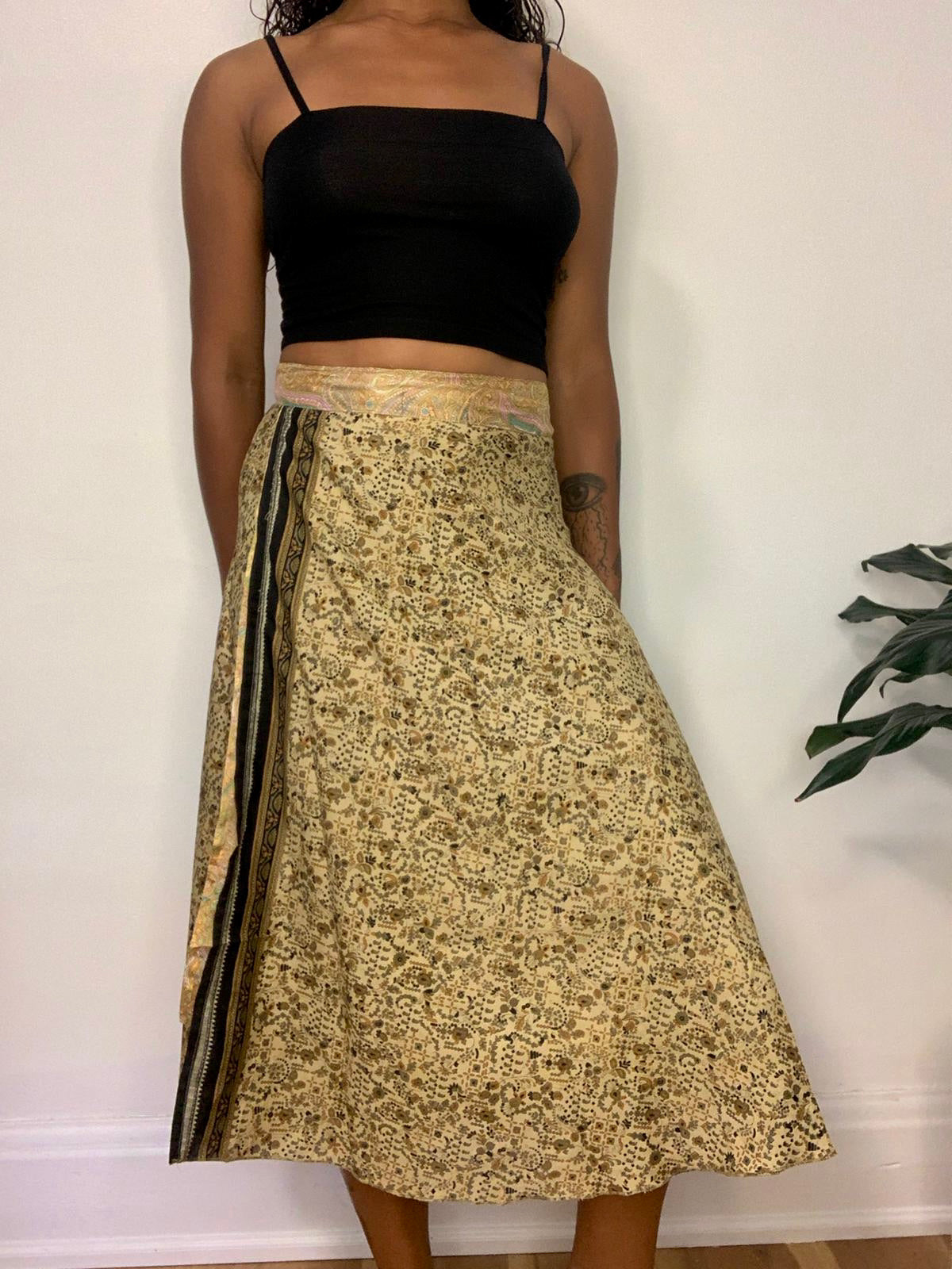 Aja Reversible Wrap Skirt