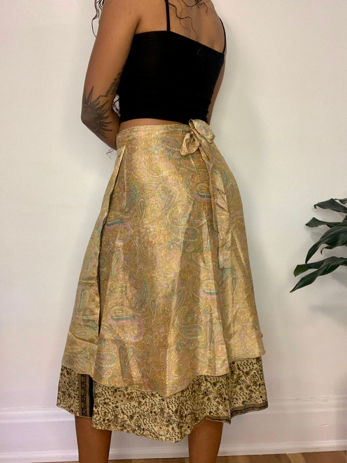 Aja Reversible Wrap Skirt