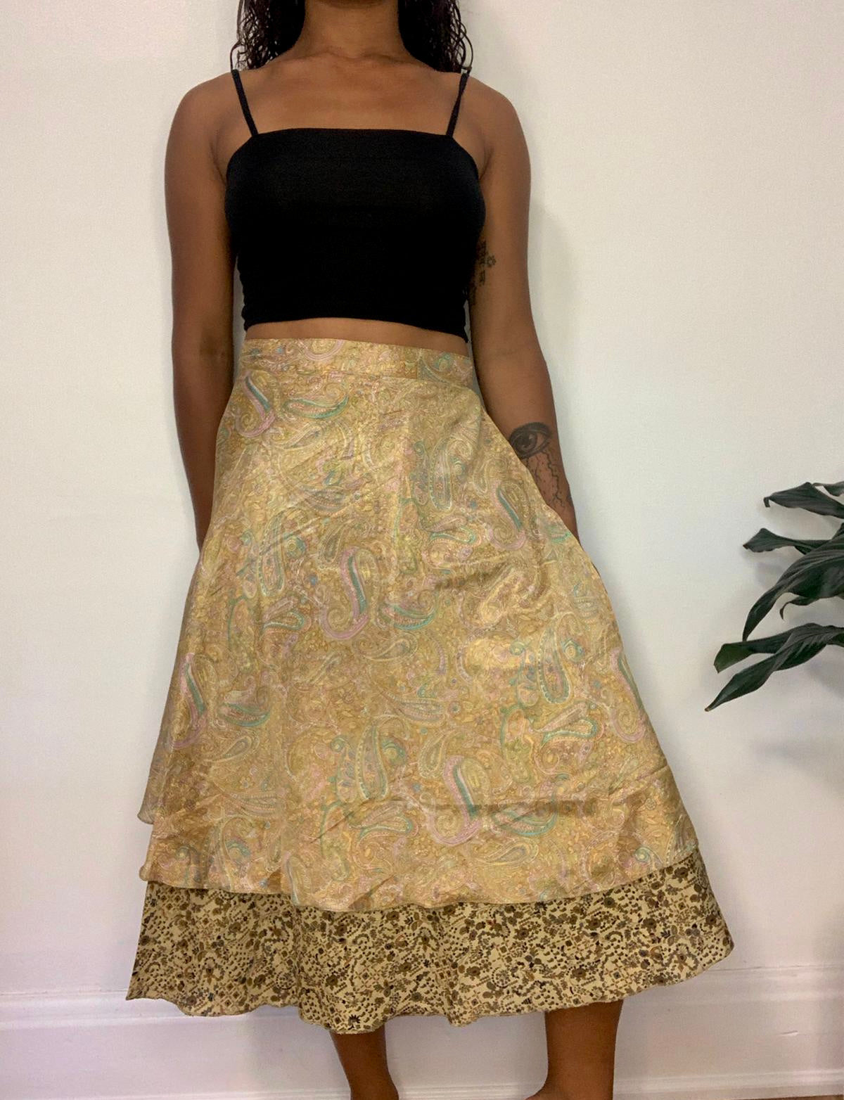 Aja Reversible Wrap Skirt