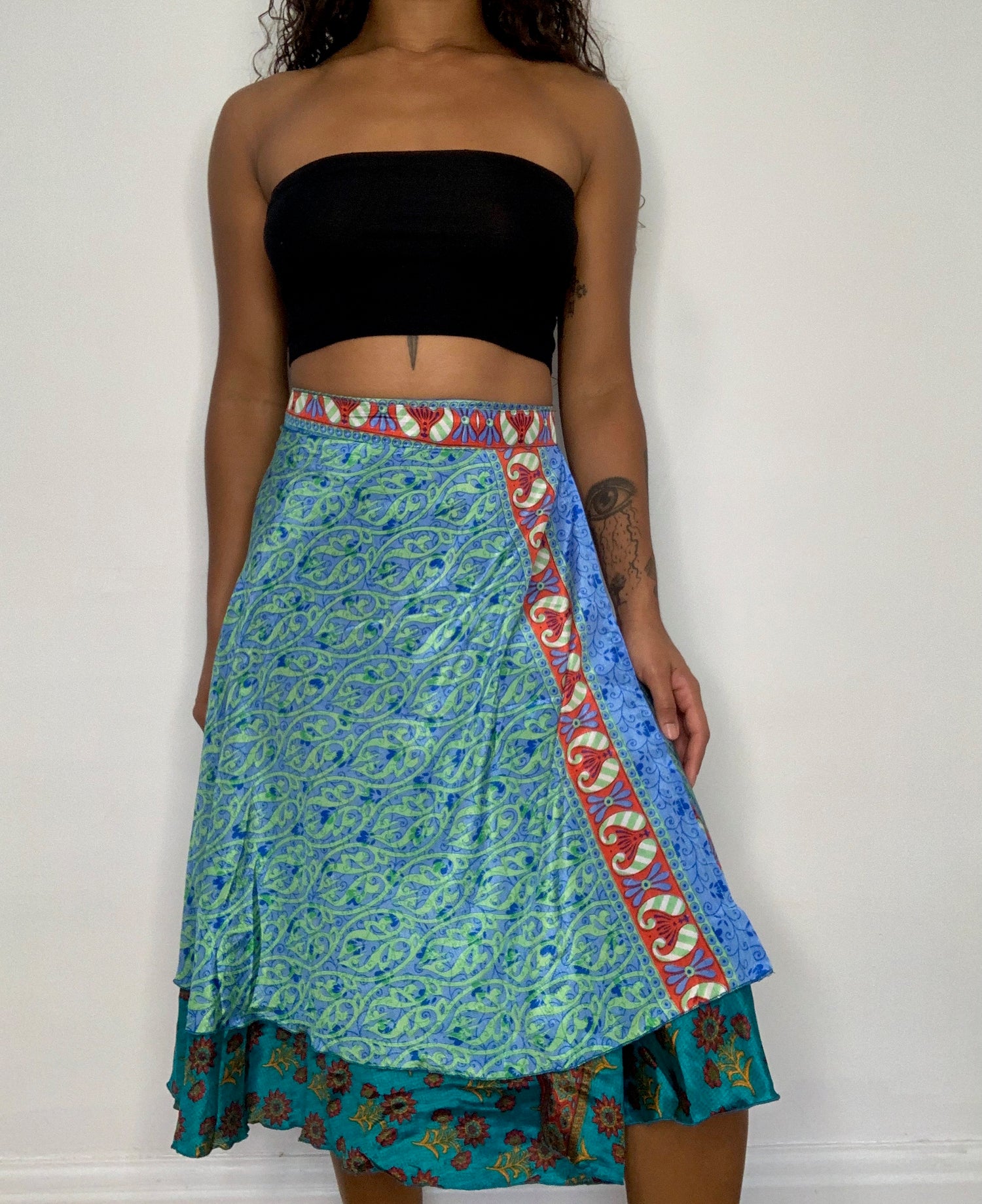 Suhana Reversible Silk Wrap Skirt – Shop Sol