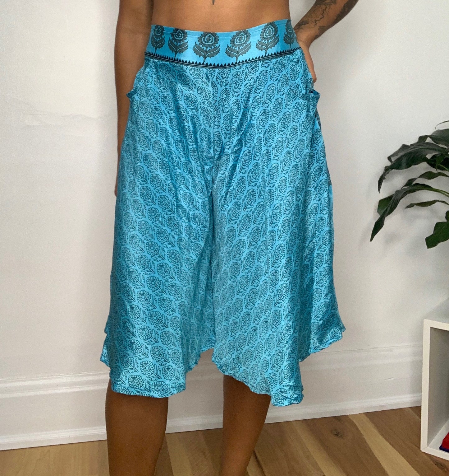 Indali Silk Flare Shorts