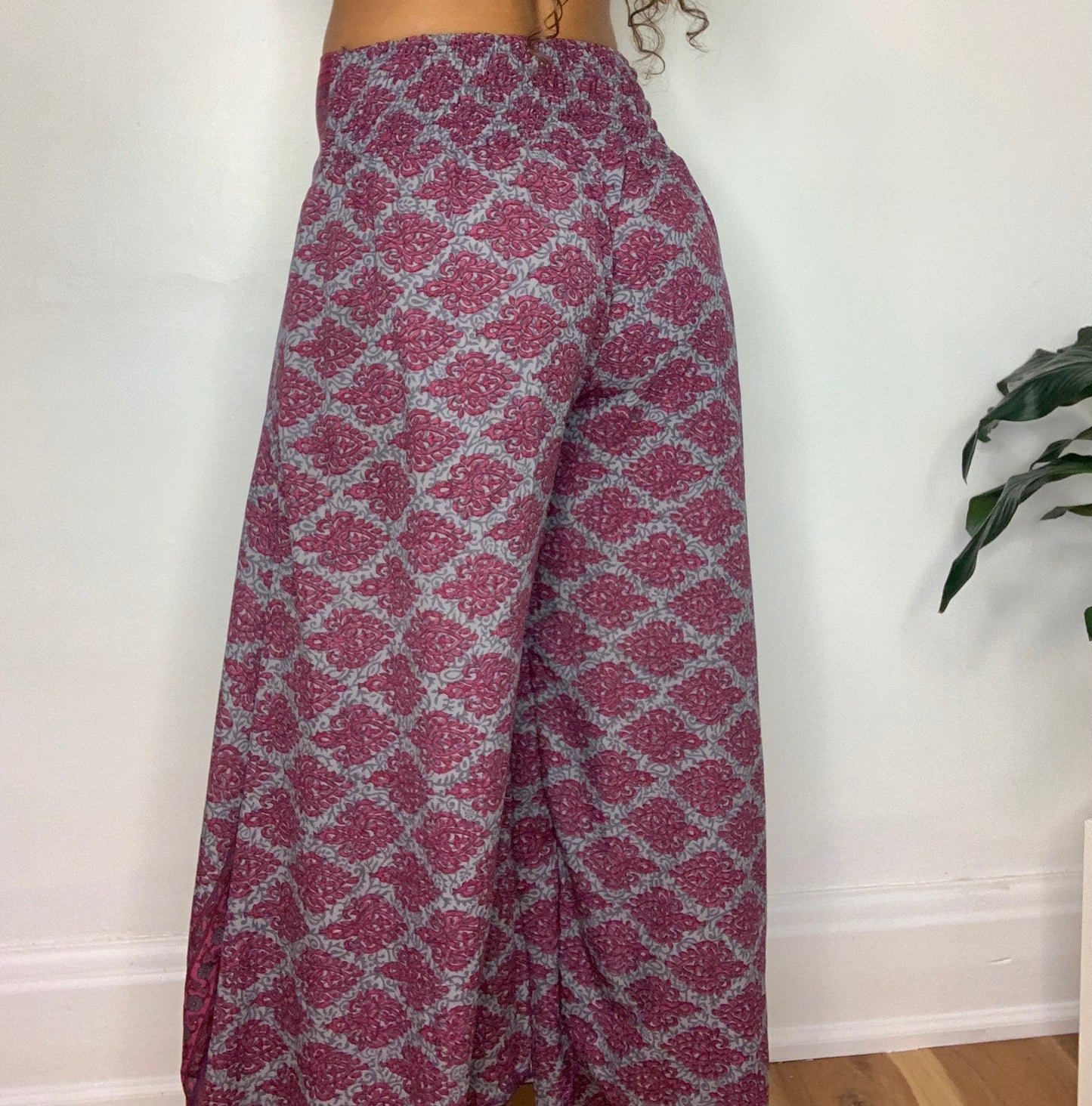 Maryam Silk Side Slit Pants