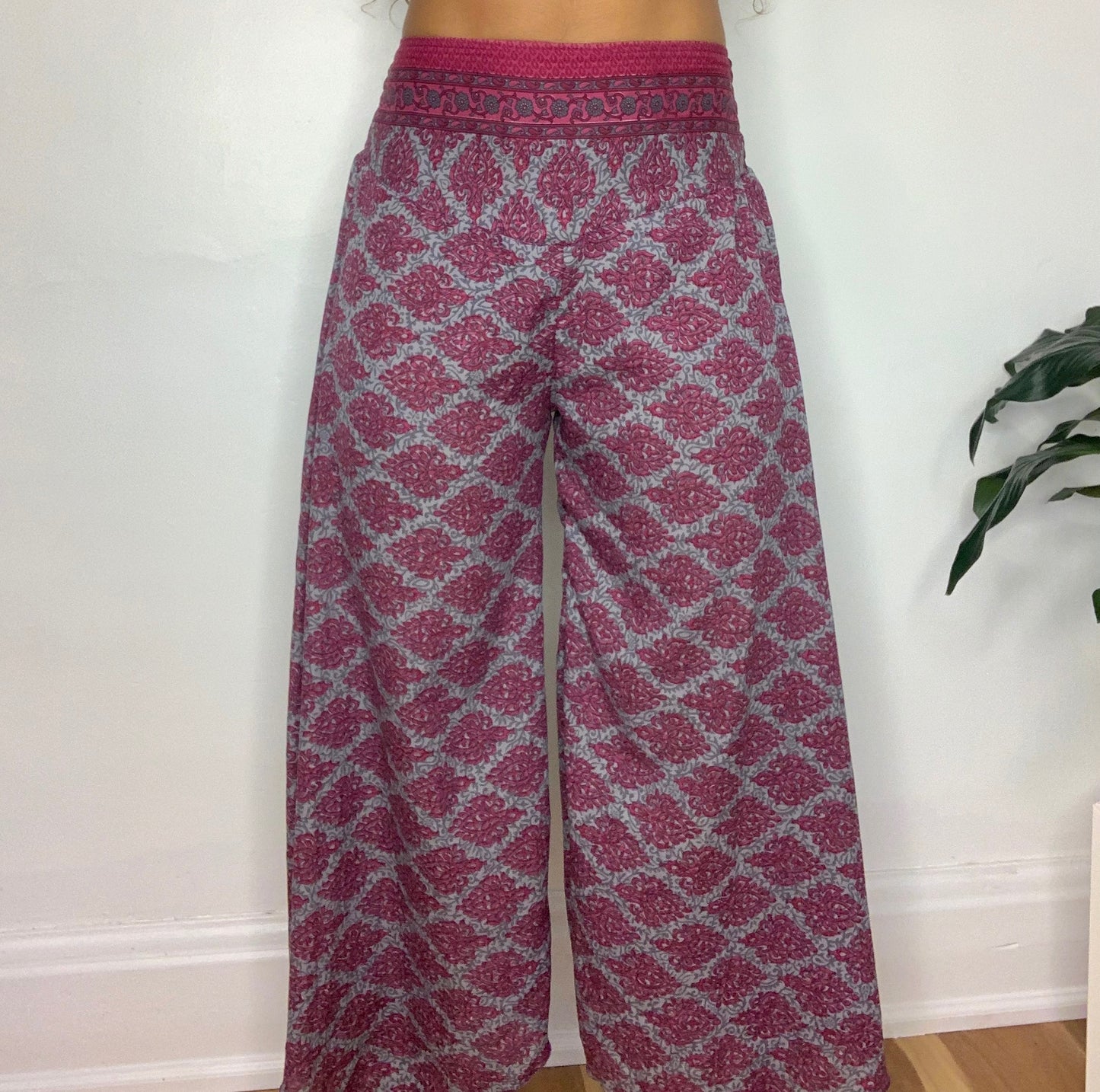 Maryam Silk Side Slit Pants