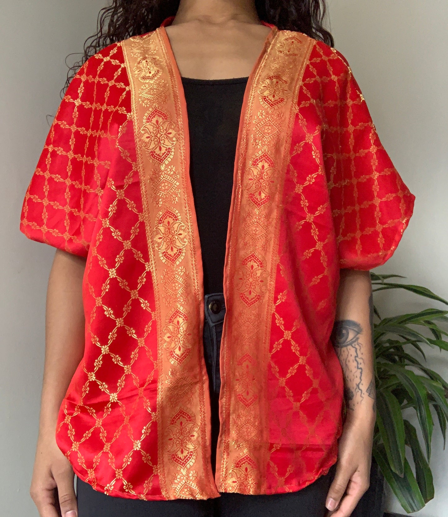 Red Saira Kimono