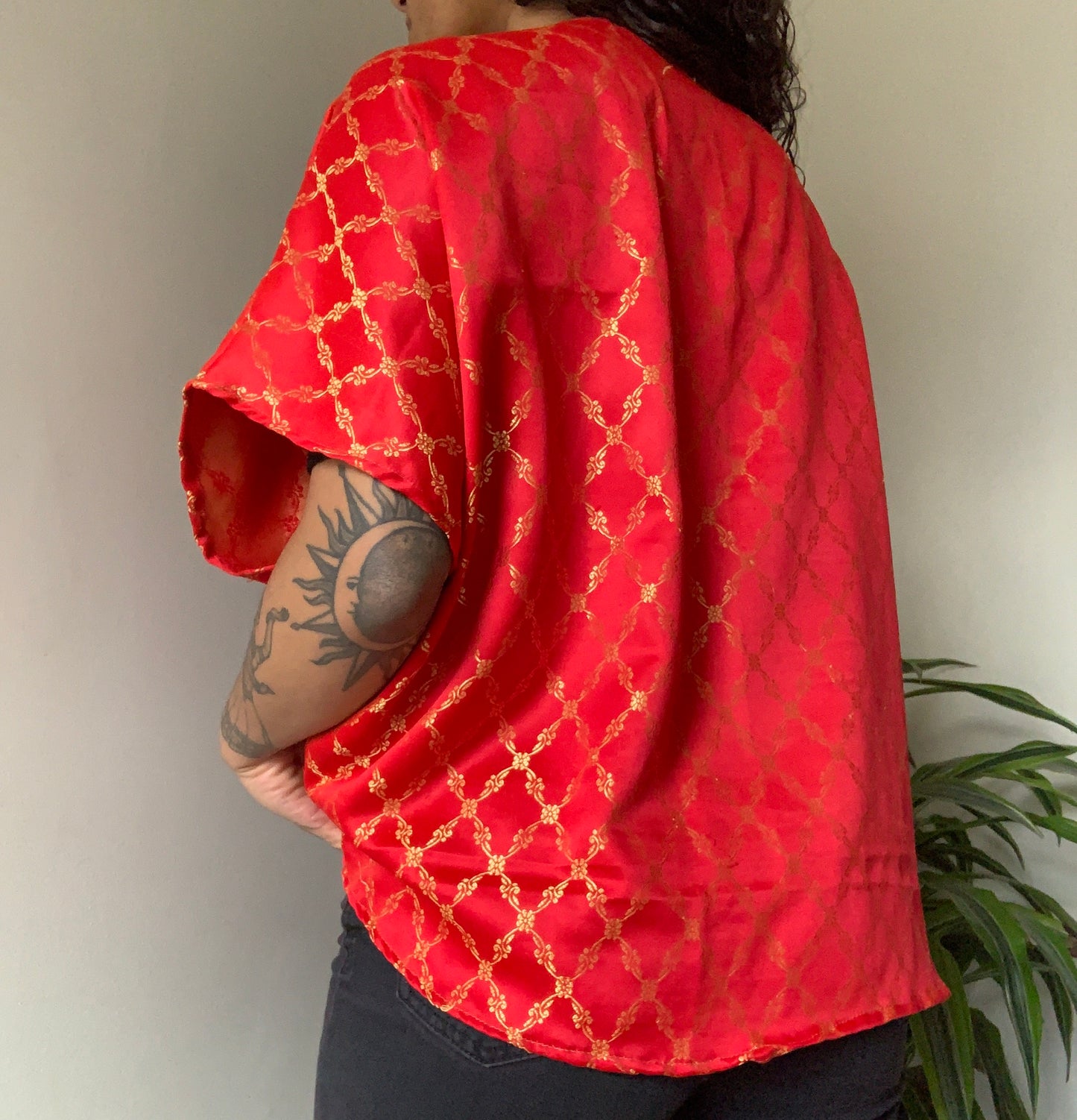 Red Saira Kimono