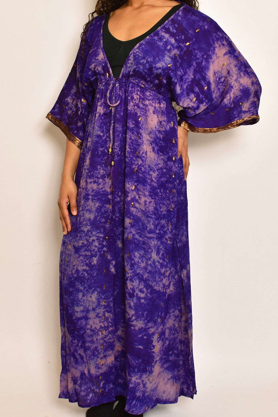 Lavender Tie Dye Goddess Dress
