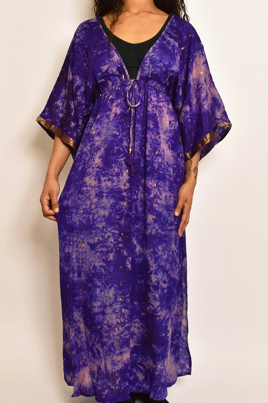 Lavender Tie Dye Goddess Dress