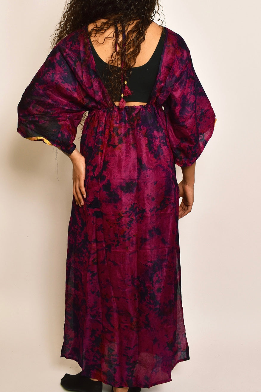 Hibiscus Tie Dye Goddess Dress