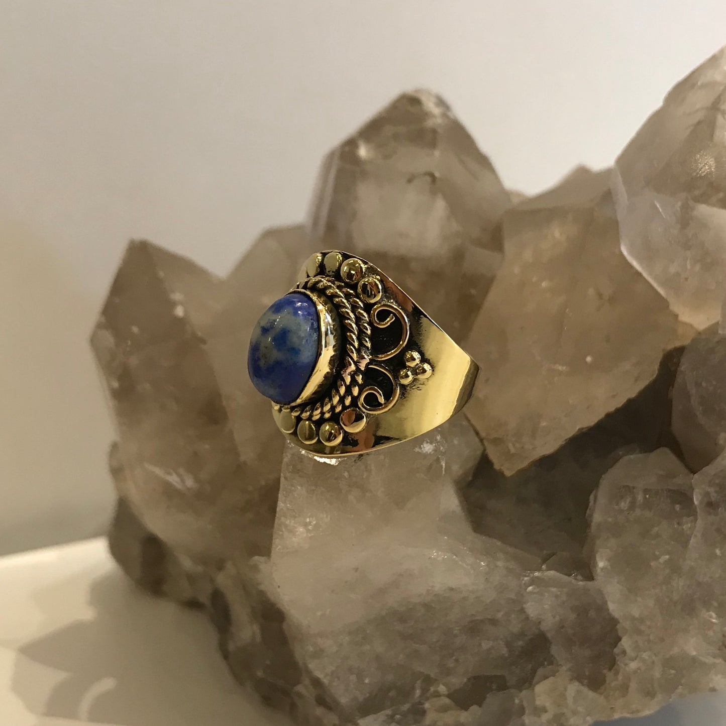 Lapis Lazuli Statement Ring