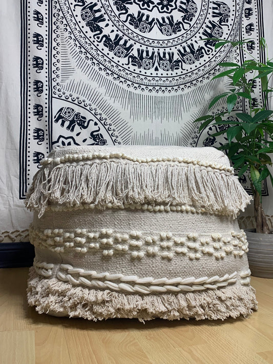 Boho Floor Pouf Cover